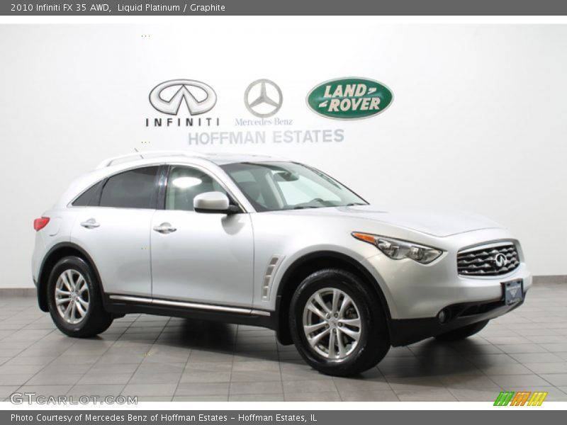 Liquid Platinum / Graphite 2010 Infiniti FX 35 AWD