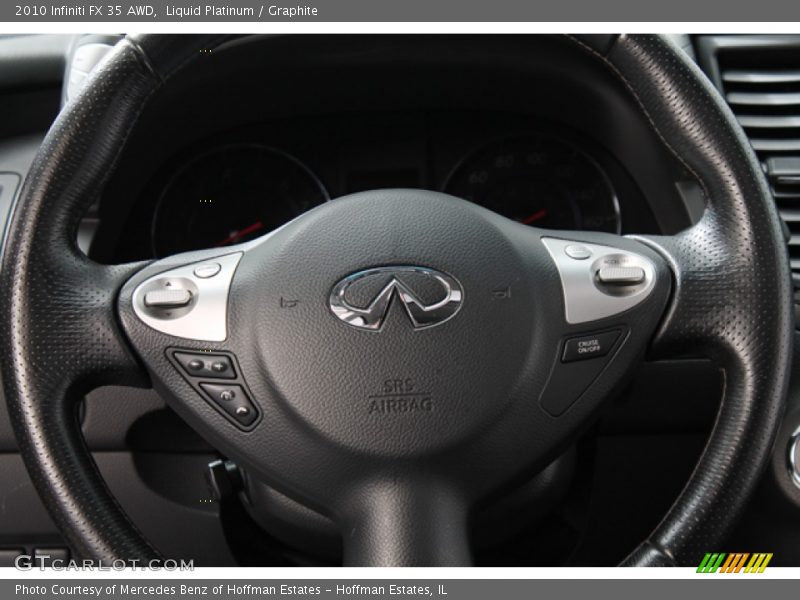 Liquid Platinum / Graphite 2010 Infiniti FX 35 AWD