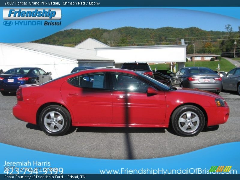 Crimson Red / Ebony 2007 Pontiac Grand Prix Sedan