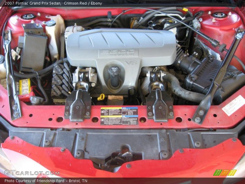Crimson Red / Ebony 2007 Pontiac Grand Prix Sedan