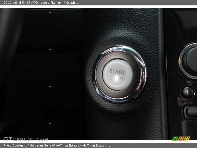 Liquid Platinum / Graphite 2010 Infiniti FX 35 AWD
