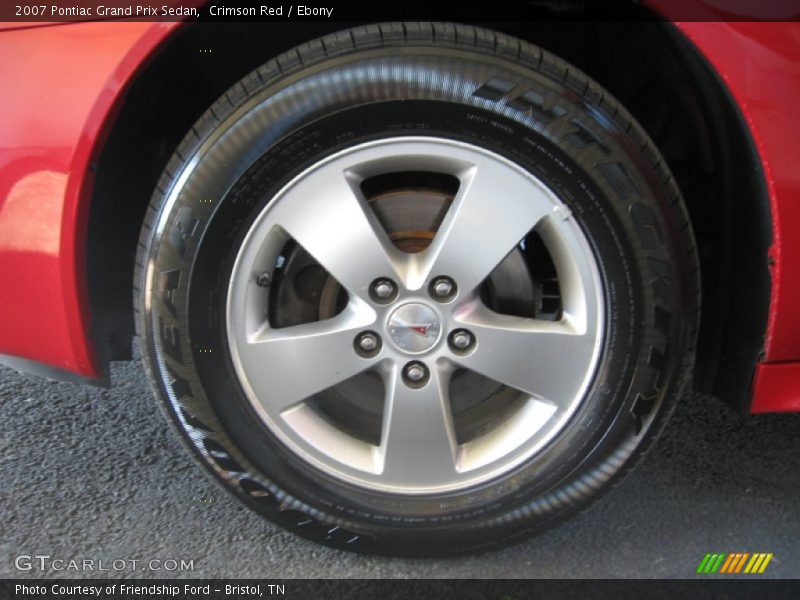 Crimson Red / Ebony 2007 Pontiac Grand Prix Sedan