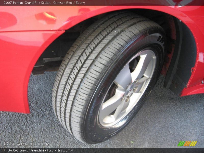 Crimson Red / Ebony 2007 Pontiac Grand Prix Sedan