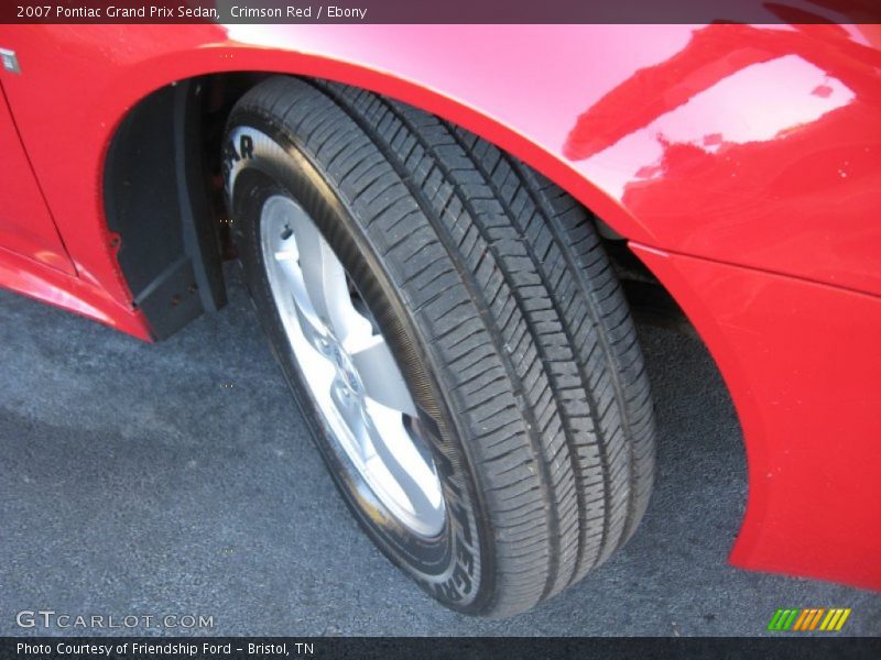 Crimson Red / Ebony 2007 Pontiac Grand Prix Sedan