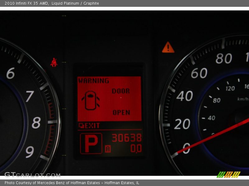 Liquid Platinum / Graphite 2010 Infiniti FX 35 AWD