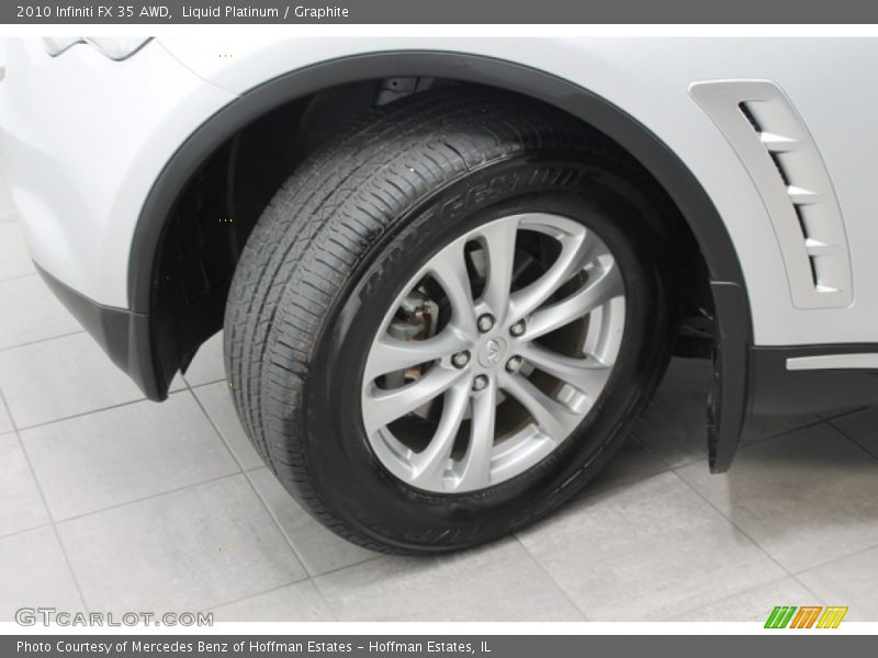 Liquid Platinum / Graphite 2010 Infiniti FX 35 AWD