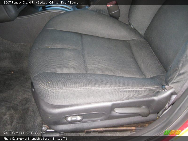 Crimson Red / Ebony 2007 Pontiac Grand Prix Sedan