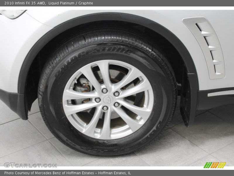 Liquid Platinum / Graphite 2010 Infiniti FX 35 AWD