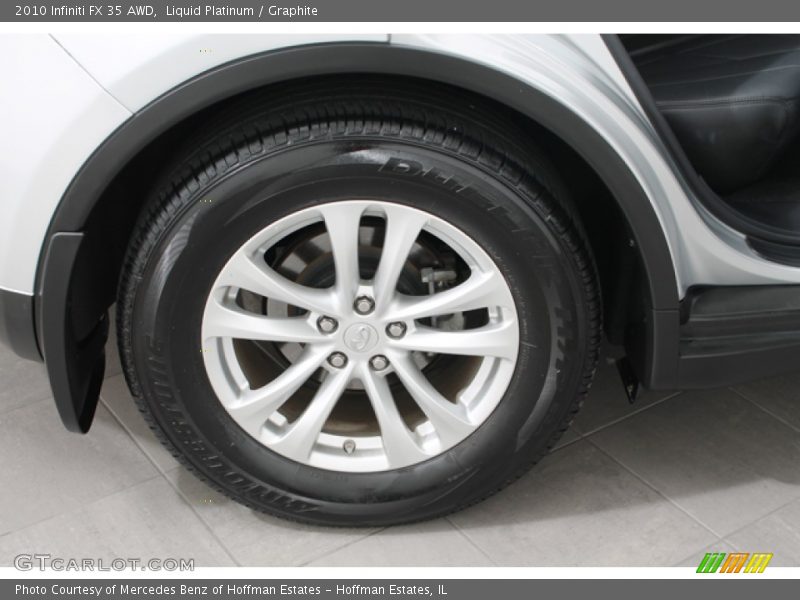 Liquid Platinum / Graphite 2010 Infiniti FX 35 AWD