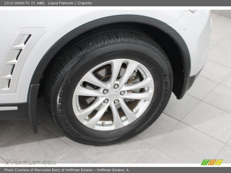 Liquid Platinum / Graphite 2010 Infiniti FX 35 AWD