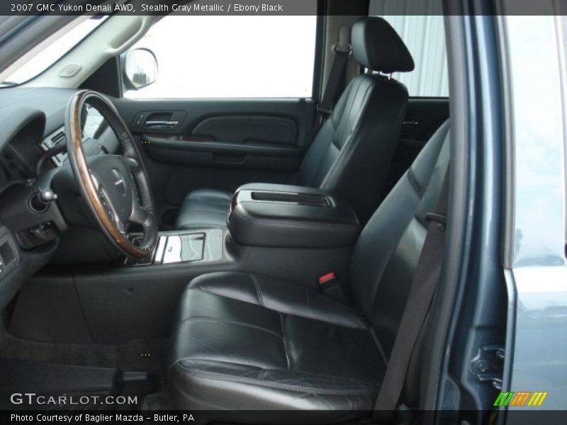 Stealth Gray Metallic / Ebony Black 2007 GMC Yukon Denali AWD