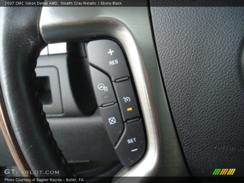Stealth Gray Metallic / Ebony Black 2007 GMC Yukon Denali AWD