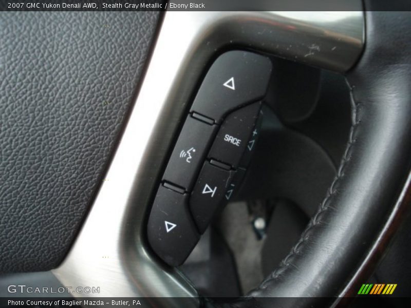 Stealth Gray Metallic / Ebony Black 2007 GMC Yukon Denali AWD