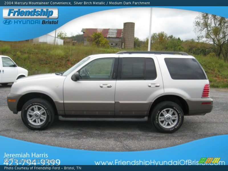 Silver Birch Metallic / Medium Dark Parchment 2004 Mercury Mountaineer Convenience