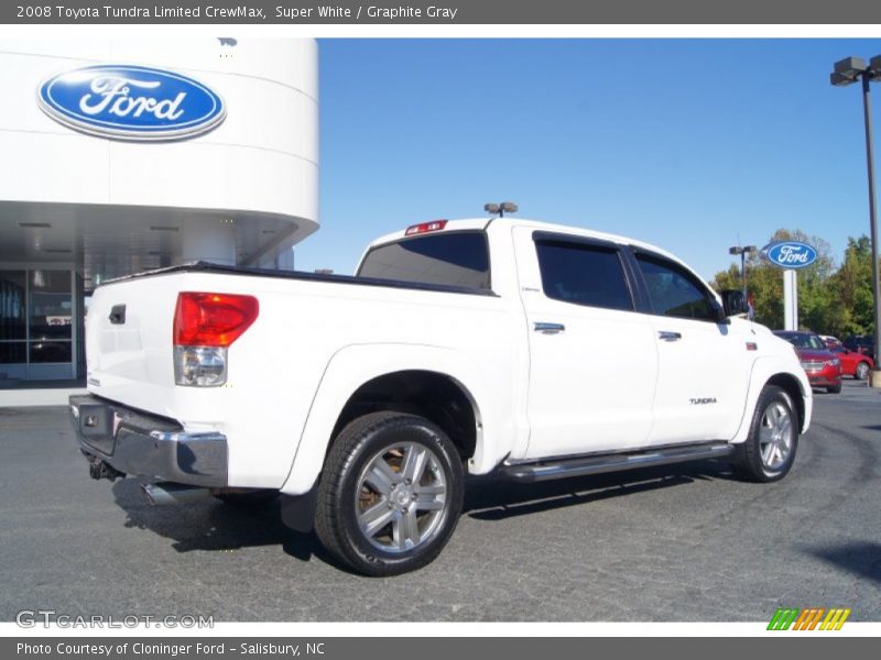 Super White / Graphite Gray 2008 Toyota Tundra Limited CrewMax
