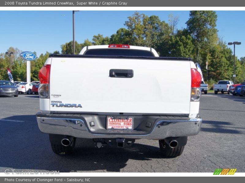 Super White / Graphite Gray 2008 Toyota Tundra Limited CrewMax