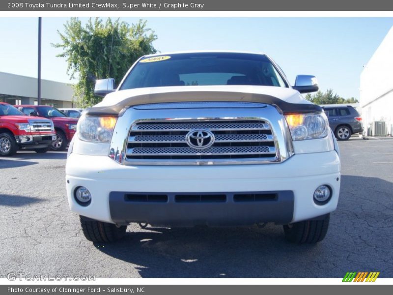Super White / Graphite Gray 2008 Toyota Tundra Limited CrewMax