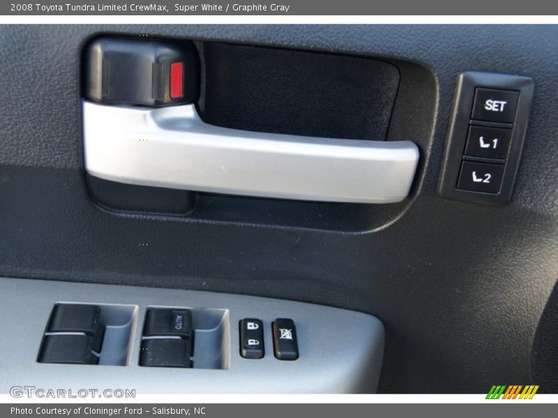 Super White / Graphite Gray 2008 Toyota Tundra Limited CrewMax