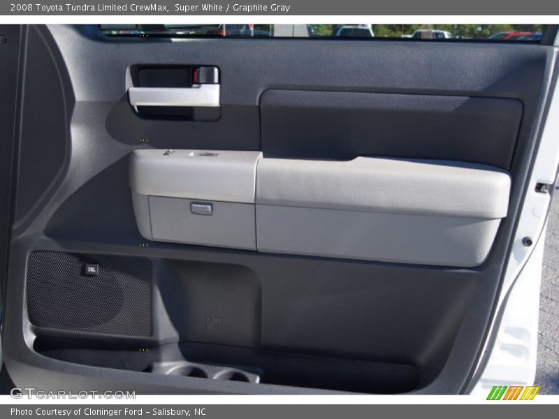 Super White / Graphite Gray 2008 Toyota Tundra Limited CrewMax