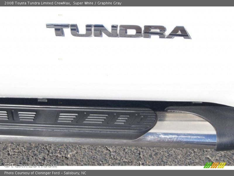 Super White / Graphite Gray 2008 Toyota Tundra Limited CrewMax
