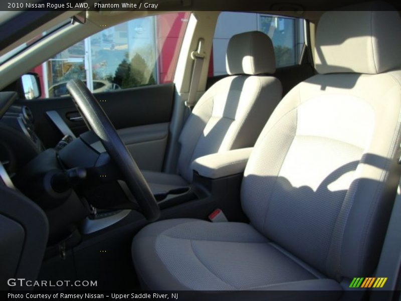 Phantom White / Gray 2010 Nissan Rogue SL AWD