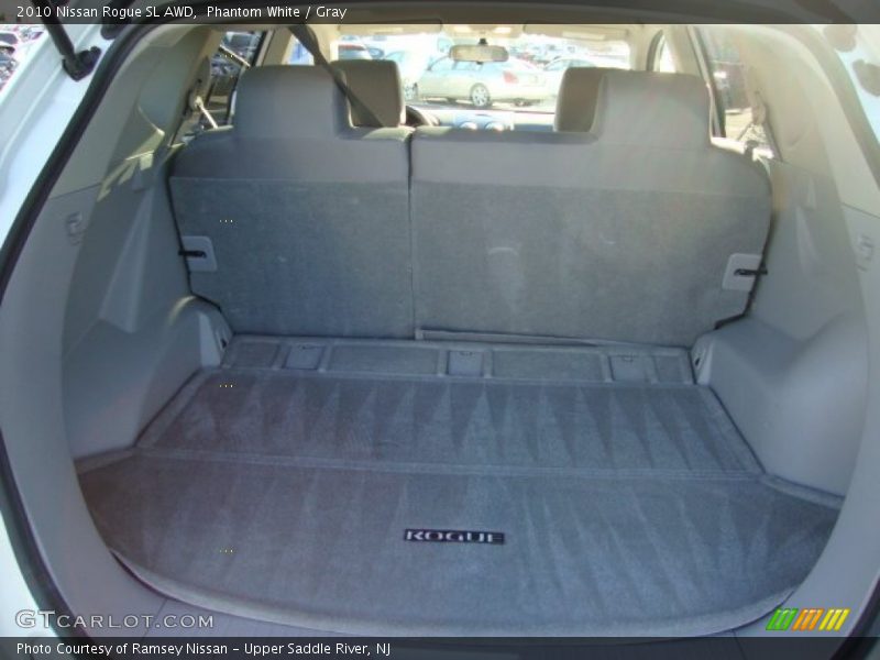 Phantom White / Gray 2010 Nissan Rogue SL AWD
