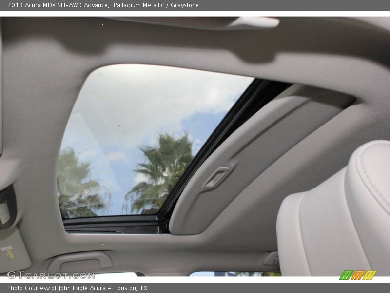 Sunroof of 2013 MDX SH-AWD Advance
