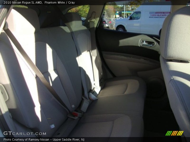 Phantom White / Gray 2010 Nissan Rogue SL AWD