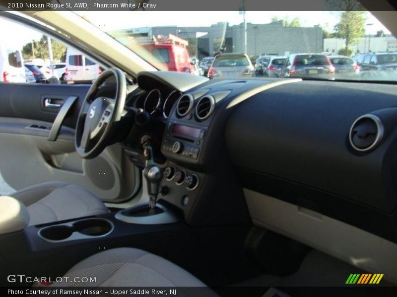 Phantom White / Gray 2010 Nissan Rogue SL AWD