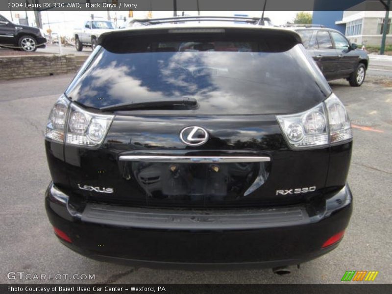 Black Onyx / Ivory 2004 Lexus RX 330 AWD