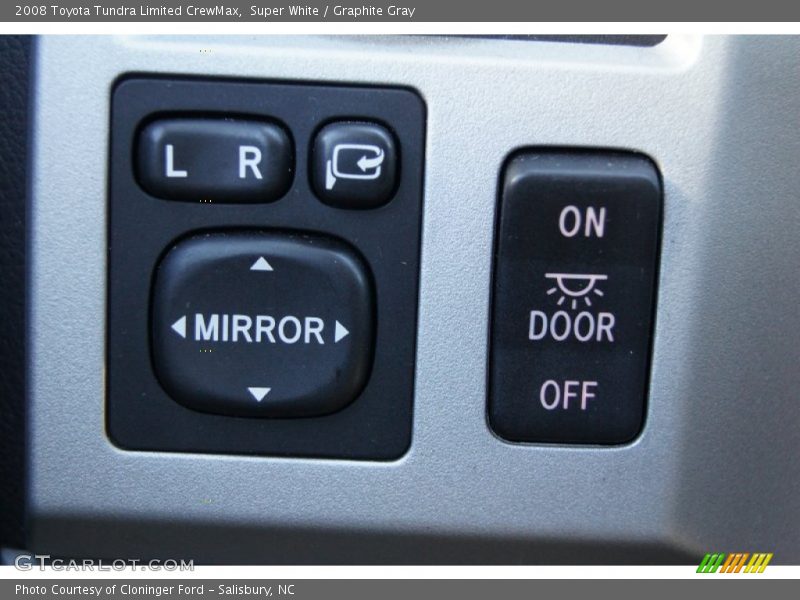 Super White / Graphite Gray 2008 Toyota Tundra Limited CrewMax
