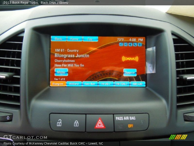 Black Onyx / Ebony 2013 Buick Regal Turbo