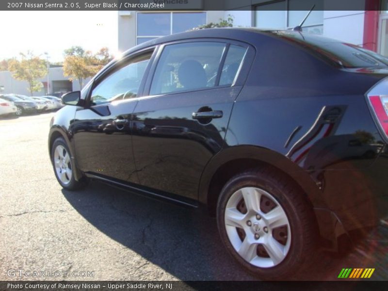 Super Black / Charcoal/Steel 2007 Nissan Sentra 2.0 S