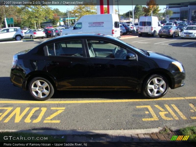 Super Black / Charcoal/Steel 2007 Nissan Sentra 2.0 S