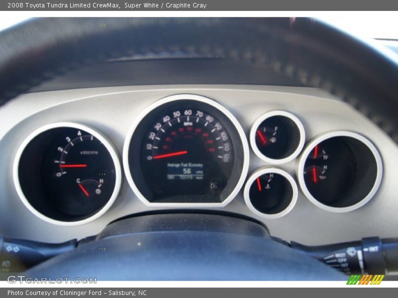 Super White / Graphite Gray 2008 Toyota Tundra Limited CrewMax