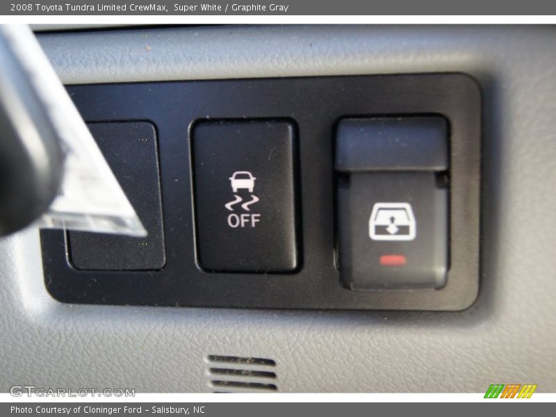 Super White / Graphite Gray 2008 Toyota Tundra Limited CrewMax