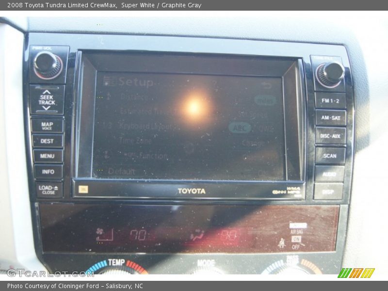 Super White / Graphite Gray 2008 Toyota Tundra Limited CrewMax