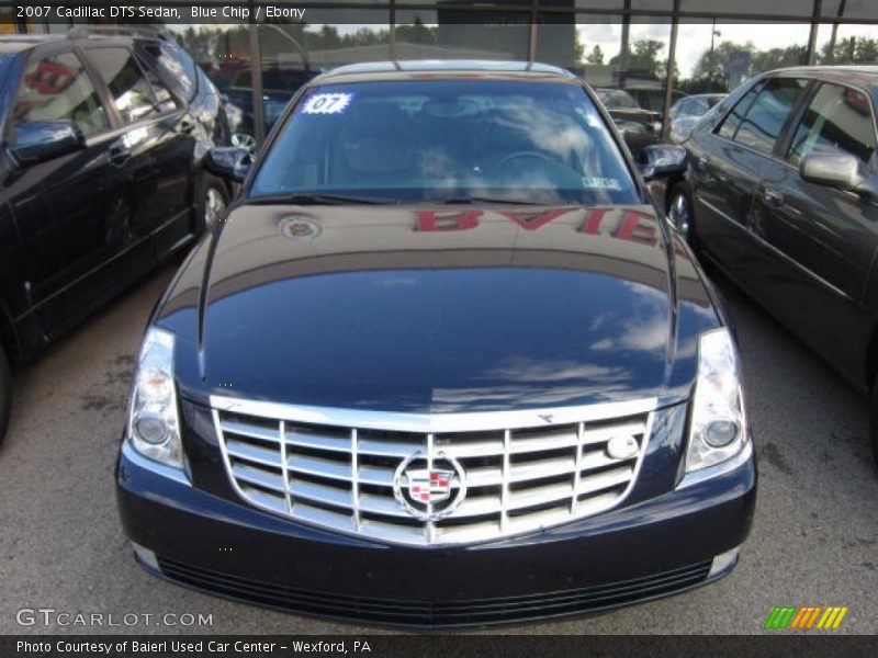 Blue Chip / Ebony 2007 Cadillac DTS Sedan
