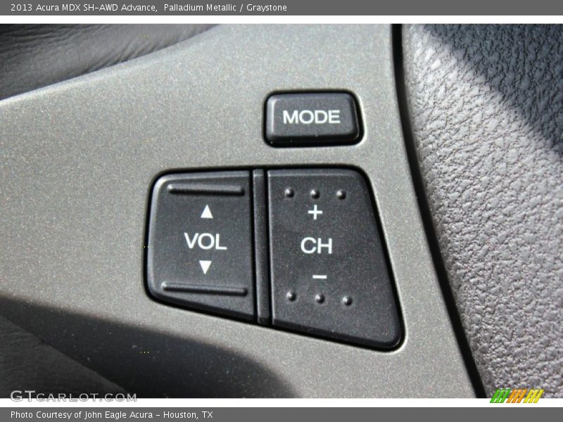 Controls of 2013 MDX SH-AWD Advance