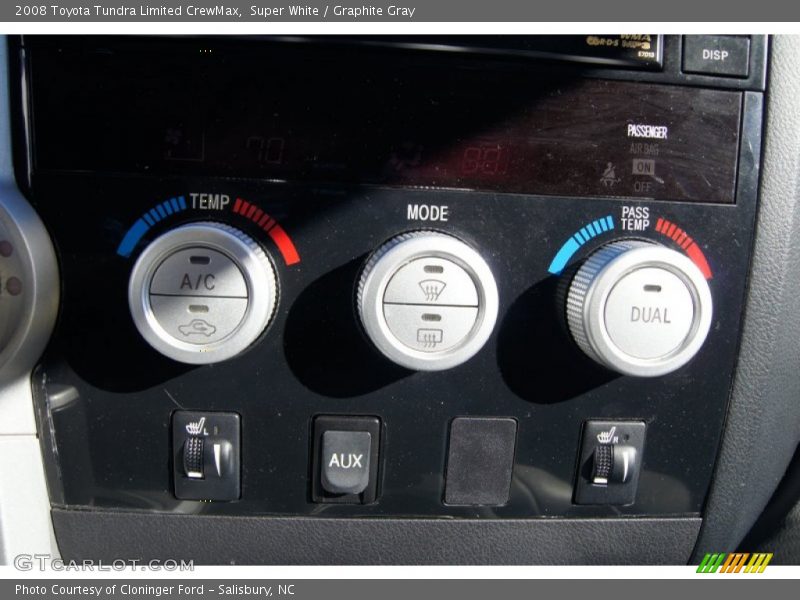 Super White / Graphite Gray 2008 Toyota Tundra Limited CrewMax