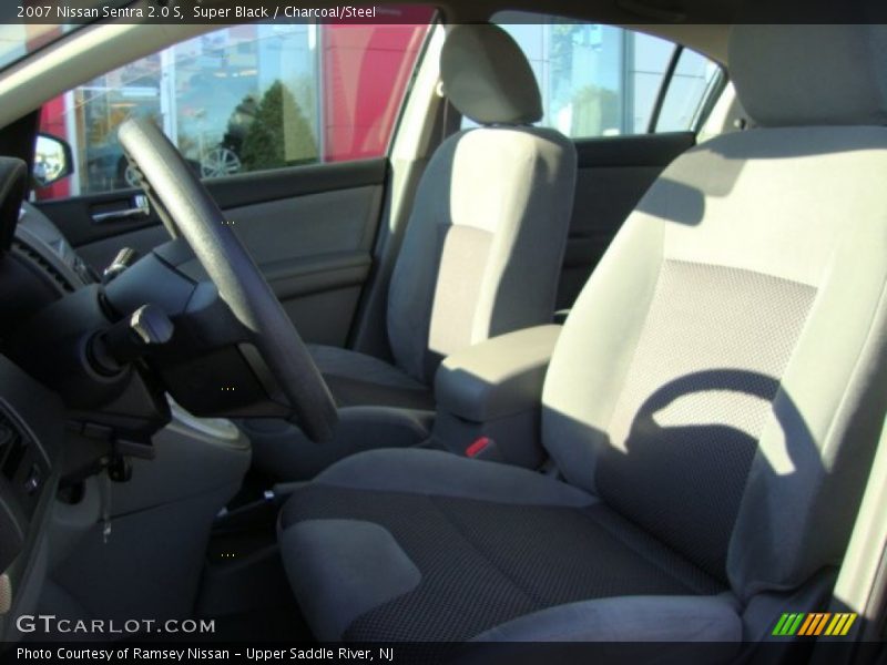 Super Black / Charcoal/Steel 2007 Nissan Sentra 2.0 S