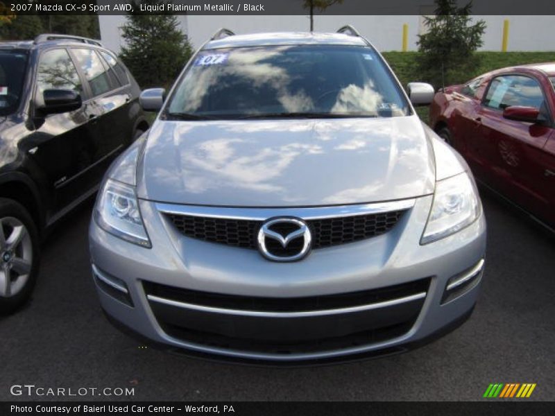 Liquid Platinum Metallic / Black 2007 Mazda CX-9 Sport AWD