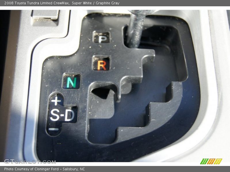 Super White / Graphite Gray 2008 Toyota Tundra Limited CrewMax