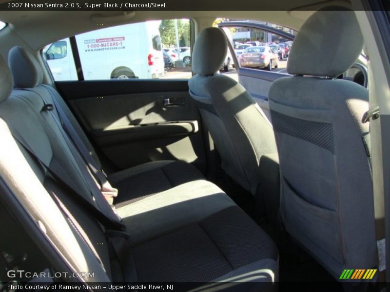 Super Black / Charcoal/Steel 2007 Nissan Sentra 2.0 S