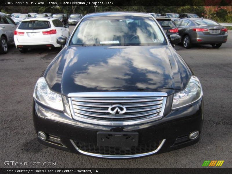 Black Obsidian / Graphite Black 2009 Infiniti M 35x AWD Sedan