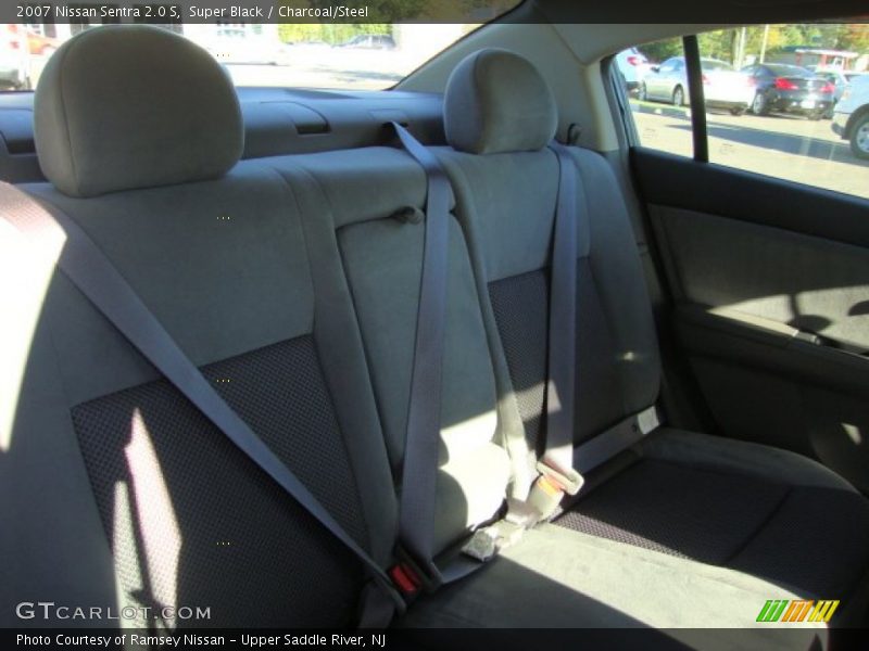 Super Black / Charcoal/Steel 2007 Nissan Sentra 2.0 S
