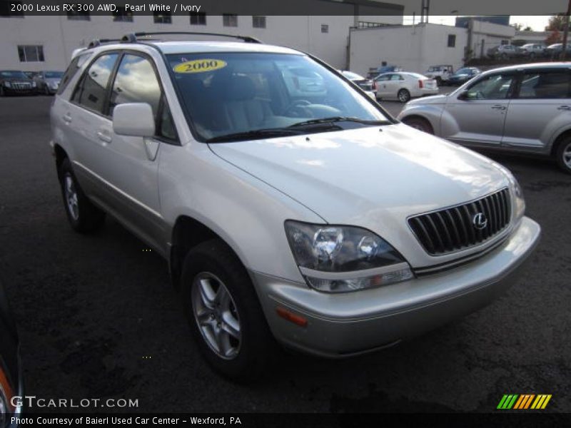 Pearl White / Ivory 2000 Lexus RX 300 AWD