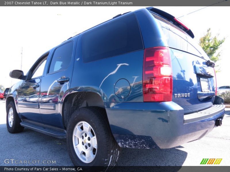 Dark Blue Metallic / Dark Titanium/Light Titanium 2007 Chevrolet Tahoe LT