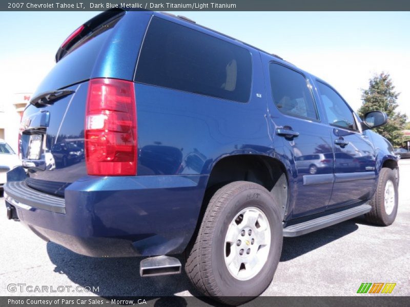 Dark Blue Metallic / Dark Titanium/Light Titanium 2007 Chevrolet Tahoe LT