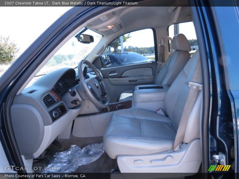 Dark Blue Metallic / Dark Titanium/Light Titanium 2007 Chevrolet Tahoe LT